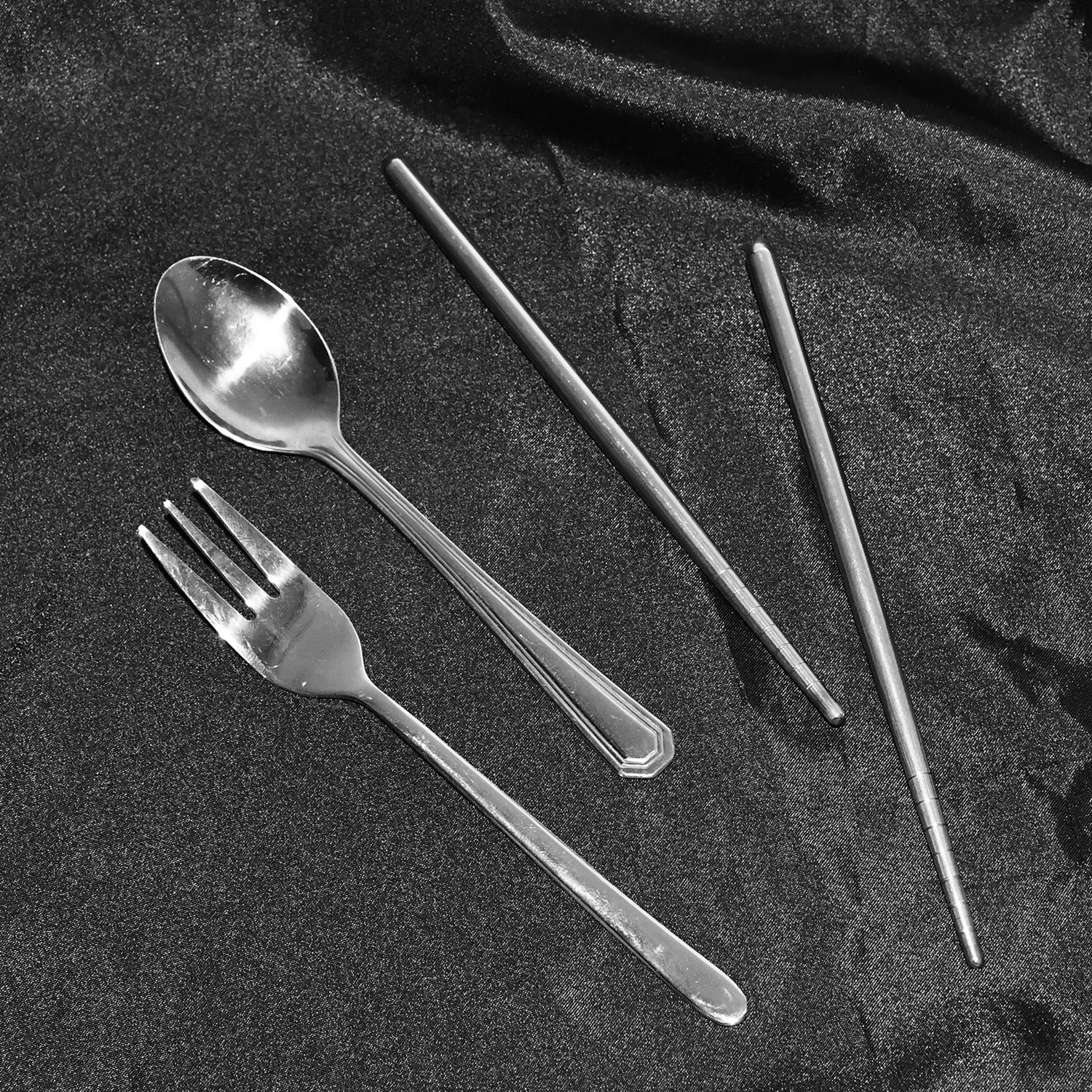 Stainless Steel Compact Travel Set  Stainless Steel Compact Travel Set